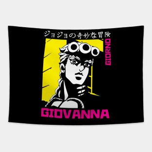 Giorno JJBA Anime Fanart Tapestry