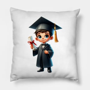 Cute Boy Graduation Pillow