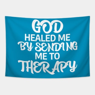 GOD Healed Me Tapestry