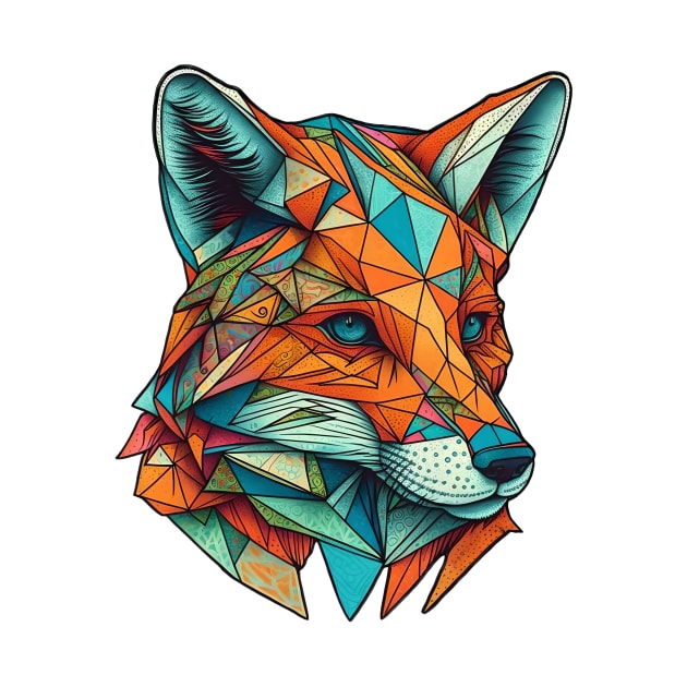 Geometric fox by linasemenova