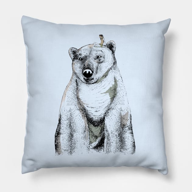 Winter Wonderland Pillow by huebucket