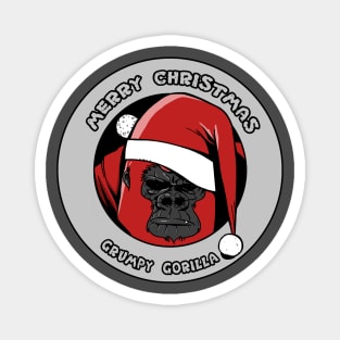 Gorilla Christmas Magnet