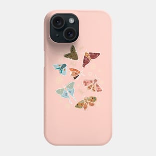 Moths in Moonlight Phone Case