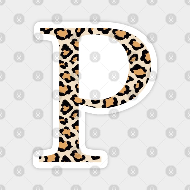 Rho Cheetah Letter Magnet by AdventureFinder