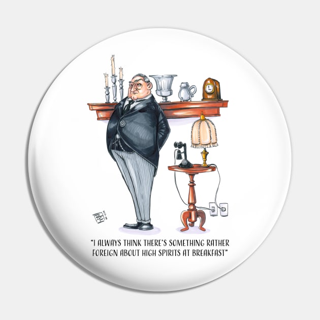 High Spirits at Breakfast Quote - Carson Pin by obillwon