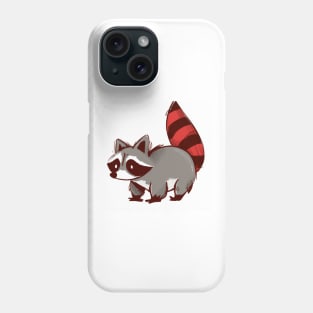 Cute Raccoon Drawing Phone Case