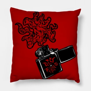 Rest in Flames Pillow