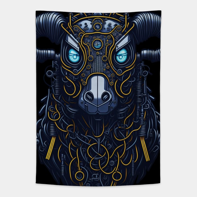 Electric Sheep Tapestry by Houerd