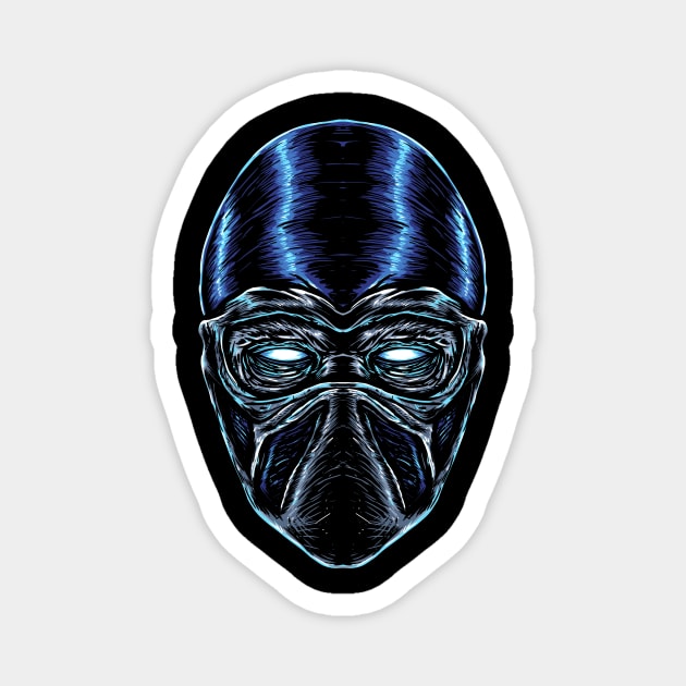 Ninja ice Magnet by Luckyart11