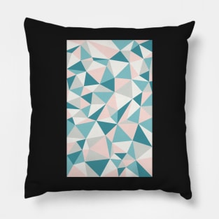Fractured Triangle Pattern Pillow