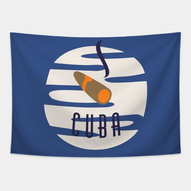 Cuba Cigar Tapestry by MajorCompany