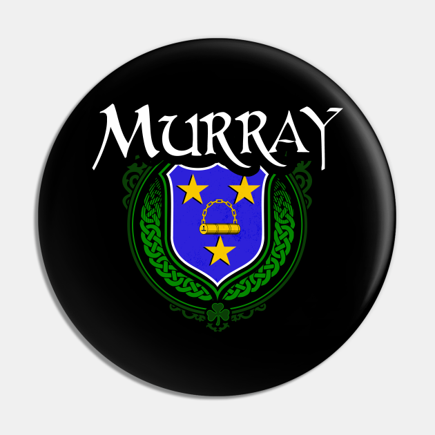 Murray Family Irish Coat of Arms Clan Crest Murray Family Pin TeePublic