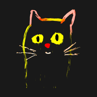 Crayon Kitten #8 T-Shirt