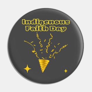 Indian Festivals - Indigenous Faith Day Pin