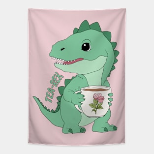 Tea Rex, T-Rex, Dinosaur Tapestry