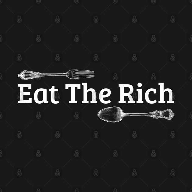 Eat The Rich - Simple Typograph Anarchist Revolution Anti Poverty .DNS by CoinDesk Podcast