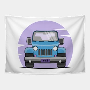 4x4, adventure, car Tapestry