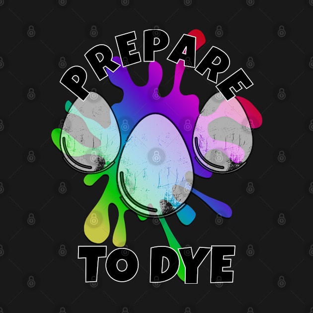 Easter Prepare To Dye Easter Egg by Boo Face Designs