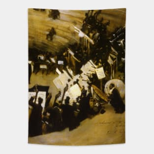 Rehearsal of the Pasdeloup Orchestra by John Singer Sargent Tapestry