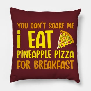 Scared Pineapple Pizza Pillow