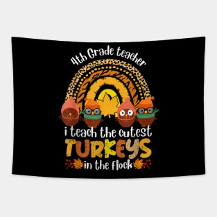 I TEach the cutest turkeys Tapestry