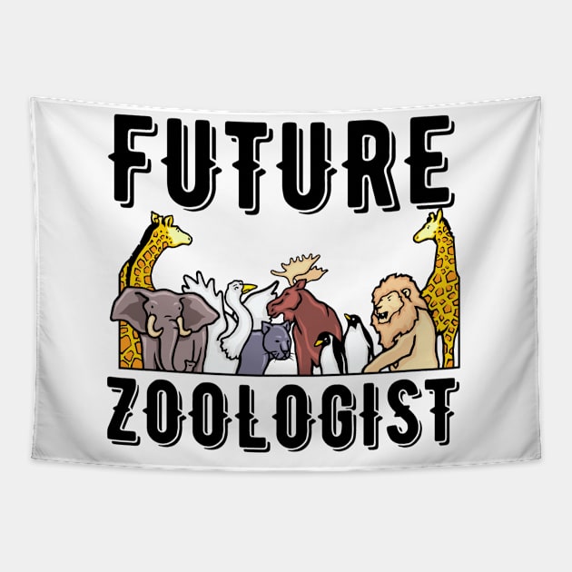 Future Zoologist Tapestry by GRADA