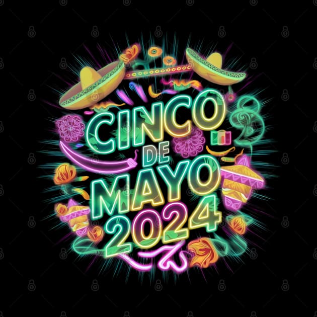 cinco de mayo day celebrating 2024 by CreationArt8