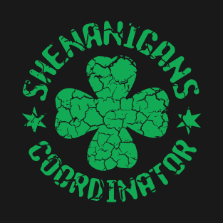 Shenanigans Coordinator Teacher St Patrick's Day Women Men Shamrock T-Shirt