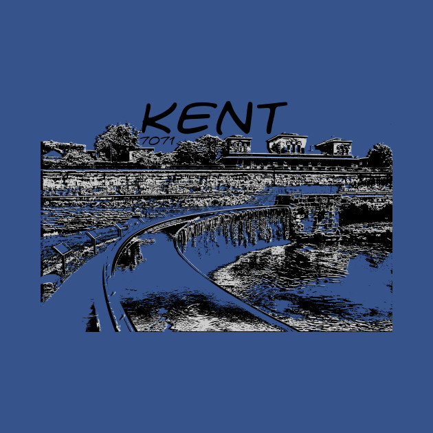 Discover Kent Comic Book City - Kent Ohio - T-Shirt