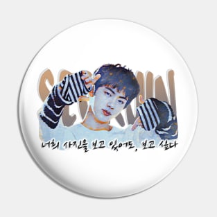 Artistic Spring Day Jin Design with lyrics Pin