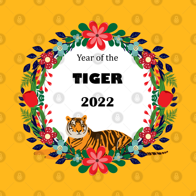 Discover Cute Year of the Tiger 2022 - Chinese New Year - T-Shirt