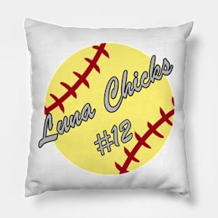 Soft ball logo Pillow