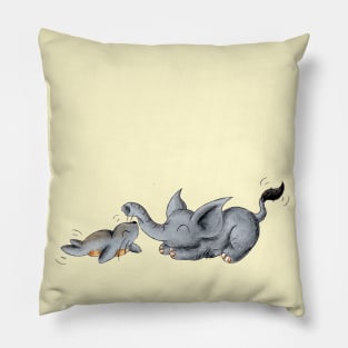 Baby Elephant Buddies Pillow