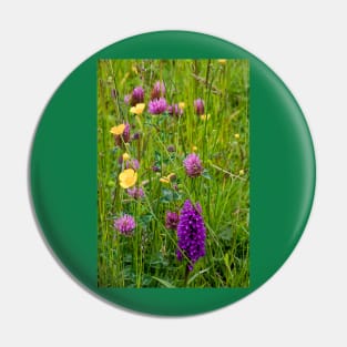 English Wild Flower Meadow Pin