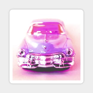 Pink Toy Car Magnet