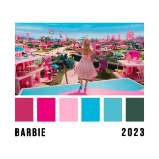 Barbie Movie 2023 Color Palette 2 T-Shirt