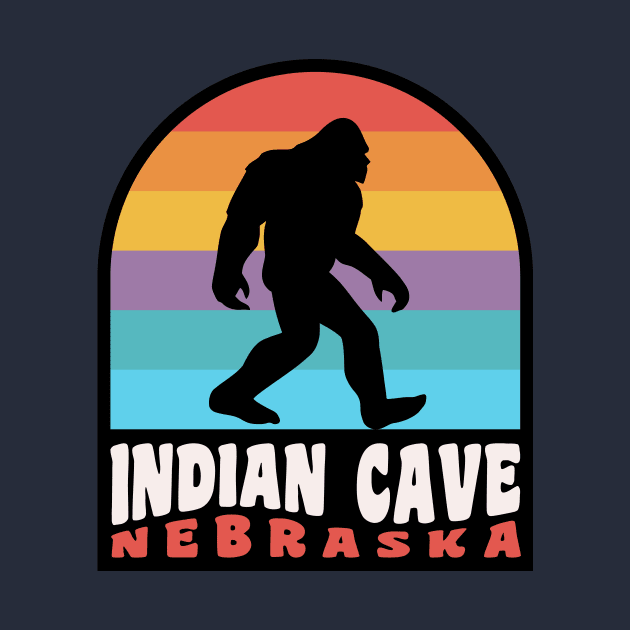 Indian Cave State Park Nebraska Bear Badge by PodDesignShop