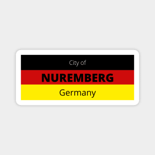 City of Nuremberg in Germany Magnet