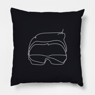 Awesome Line Art Design Pillow