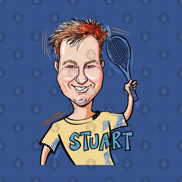 Caricature of Stuart by Dani Vittz