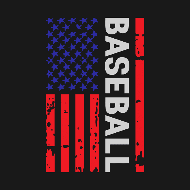 US Baseball Flag by Hany Khattab