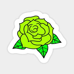 Green Roses Magnet