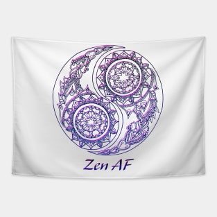 Zen AF - Indigo Mandala Tapestry