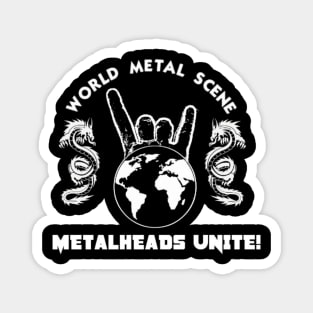 Metalheads Unite Magnet