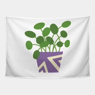 Chinese Money Plant Tapestry