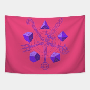 Dungeons & Dragons - Choose Your Purple Weapon Tapestry