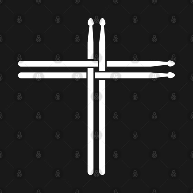 Drum Stick Cross by CoolTees