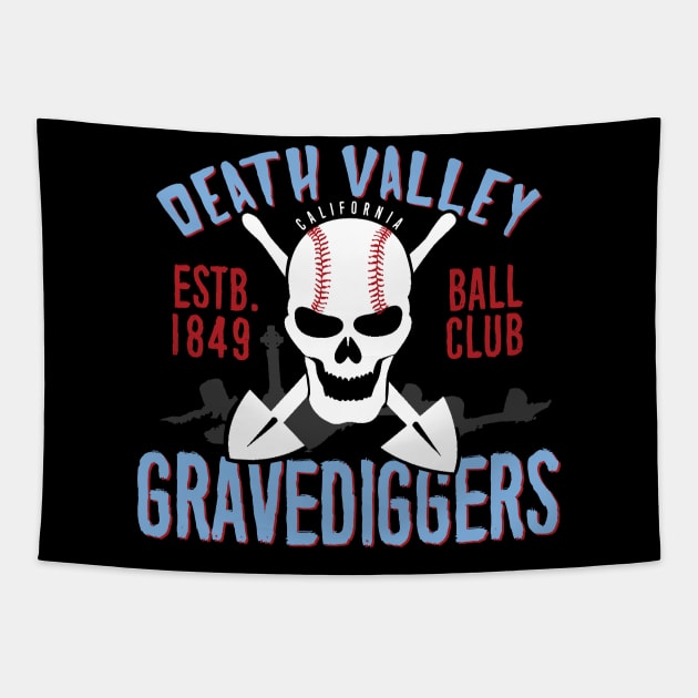 Death Valley Gravediggers Tapestry by MindsparkCreative