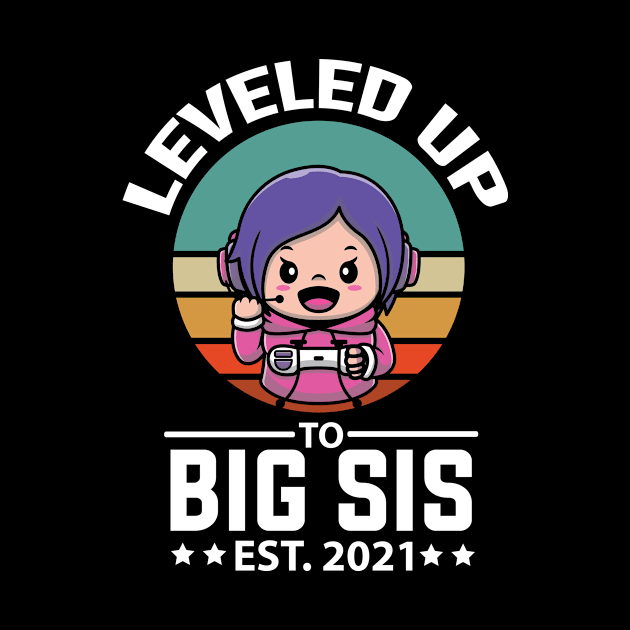 Leveled Up To Big Sister Est Pregnancy Announcement by 2blackcherries