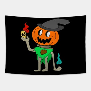 Halloween pictures on t-shirt for kids pumpkin Tapestry